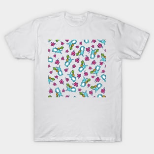 Bunny & Daisies - Doodle T-Shirt